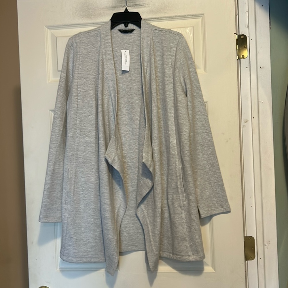 Banana Republic Factory Coatigan Size Medium Gray